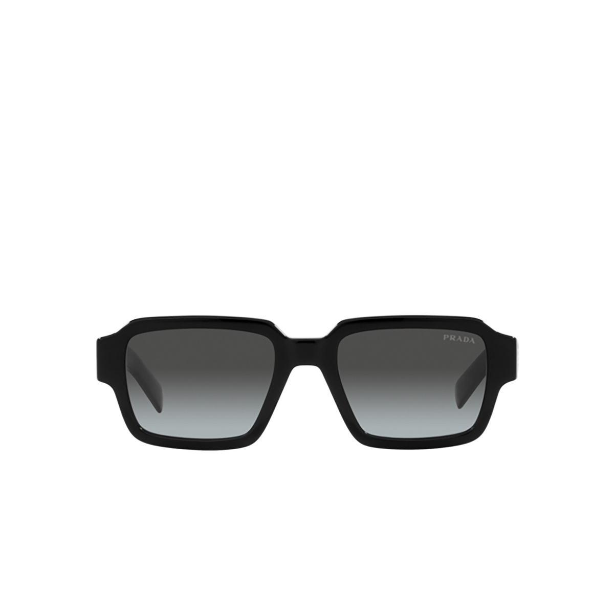 Prada PR 02ZS Sunglasses 1AB06T Black - front view