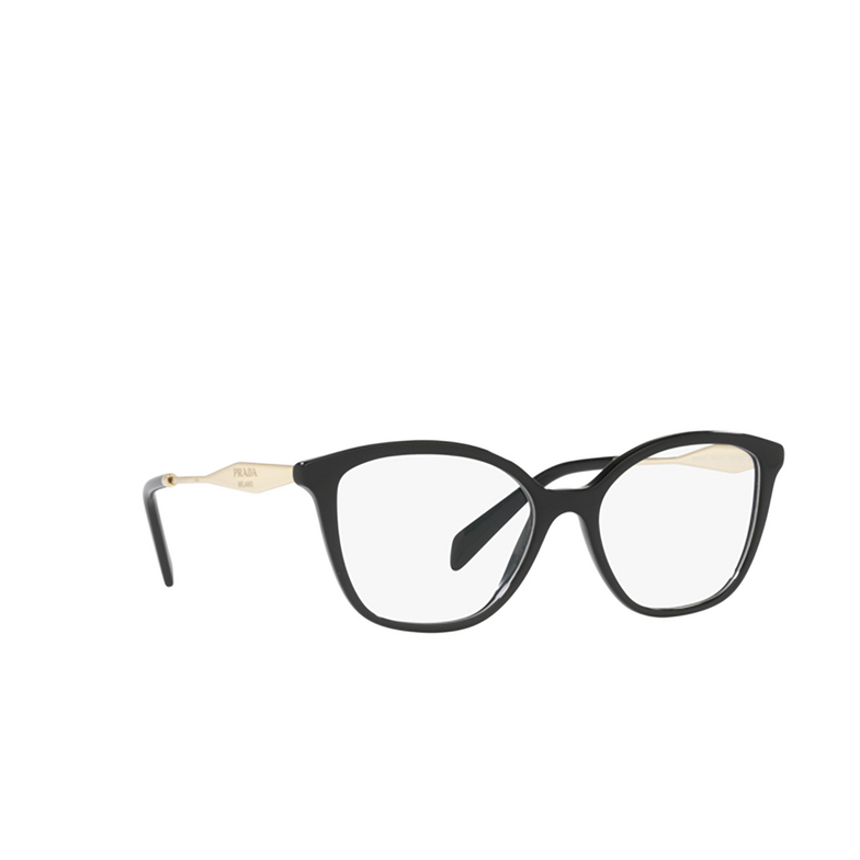 Prada PR 02ZV Eyeglasses 1AB1O1 black - 2/4