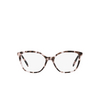 Prada PR 02ZV Eyeglasses ROJ1O1 pink tortoise - product thumbnail 1/4