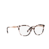 Prada PR 02ZV Eyeglasses ROJ1O1 pink tortoise - product thumbnail 2/4