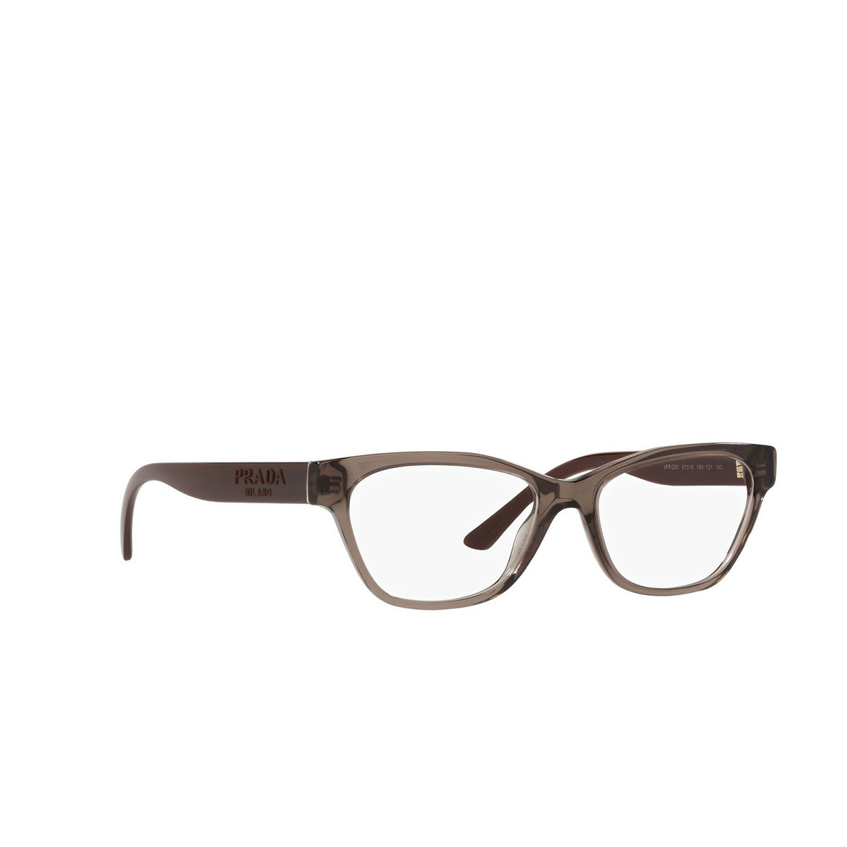 Prada PR 03WV Eyeglasses 05M1O1 Moro Crystal - three-quarters view