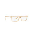 Prada PR 03YV Eyeglasses 01N1O1 trasparent brown - product thumbnail 2/4