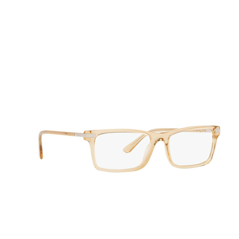 Prada PR 03YV Eyeglasses 01N1O1 trasparent brown - 2/4