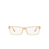 Prada PR 03YV Eyeglasses 01N1O1 trasparent brown - product thumbnail 1/4