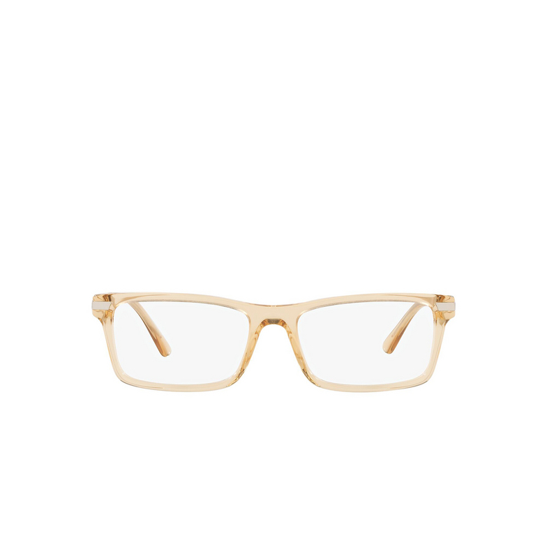 Prada PR 03YV Eyeglasses 01N1O1 trasparent brown - 1/4