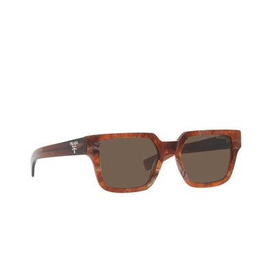 Prada PR 03ZS Sunglasses 14f08t cognac stone - three-quarters view