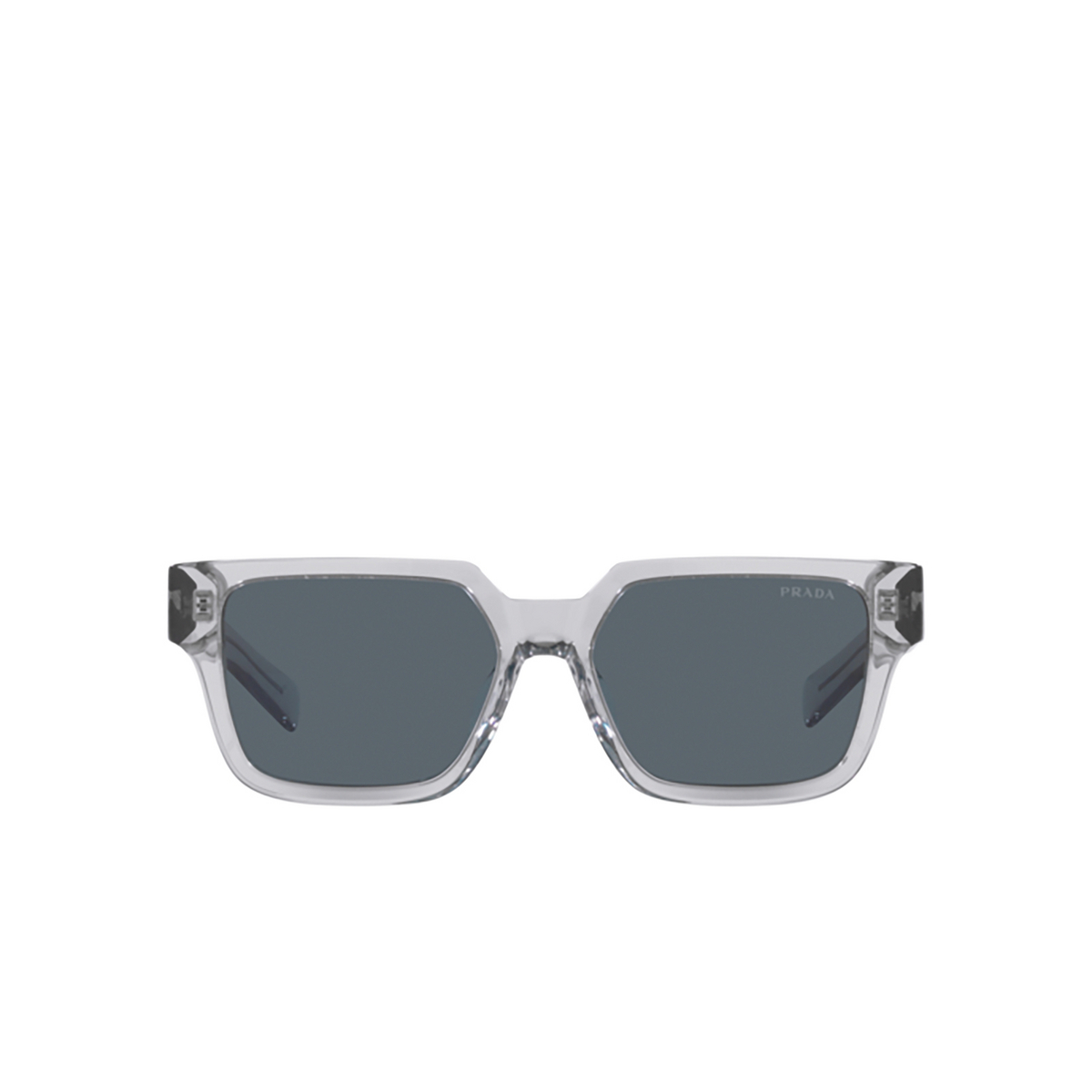 Prada PR 03ZS Sunglasses U430A9 Transparent Grey - front view