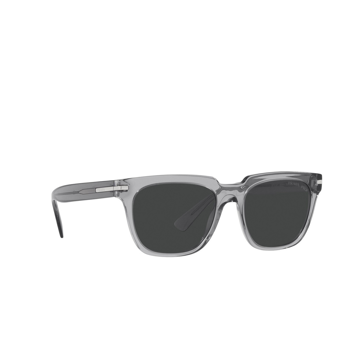 Prada PR 04YS Sunglasses 08U08G Trasparent Grey - three-quarters view