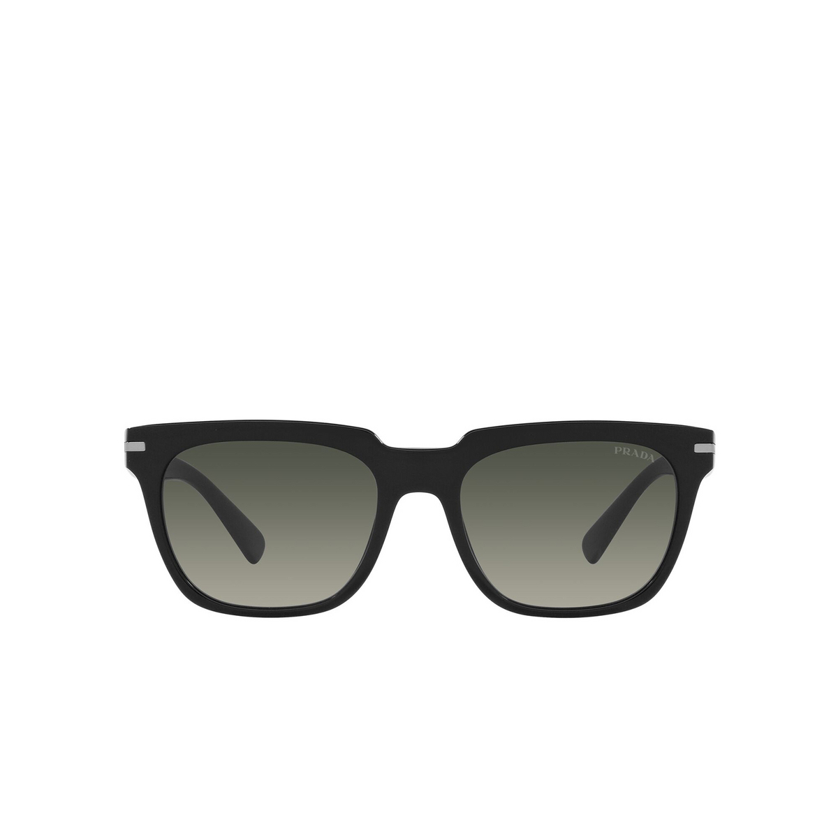 Prada® Square Sunglasses: PR 04YS color Black 1AB2D0 - front view.