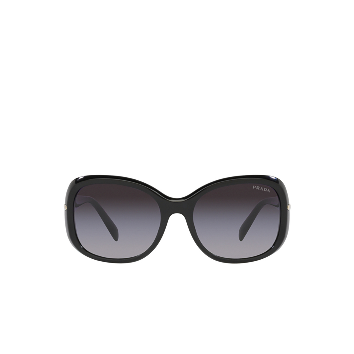 Prada PR 04ZS Sunglasses 1AB09S Black - front view