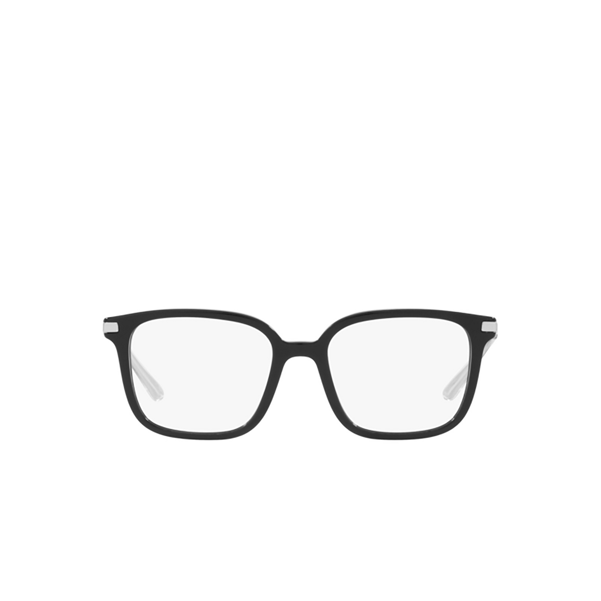 Prada PR 04ZV Eyeglasses 1AB1O1 Black - front view