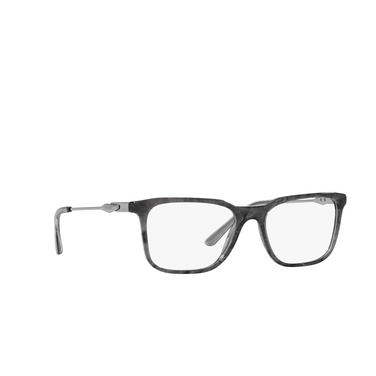 Prada PR 05ZV Eyeglasses 13f1o1 graphite stone - three-quarters view