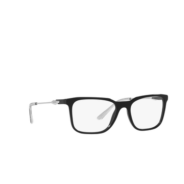 Prada PR 05ZV Eyeglasses 1ab1o1 black - three-quarters view