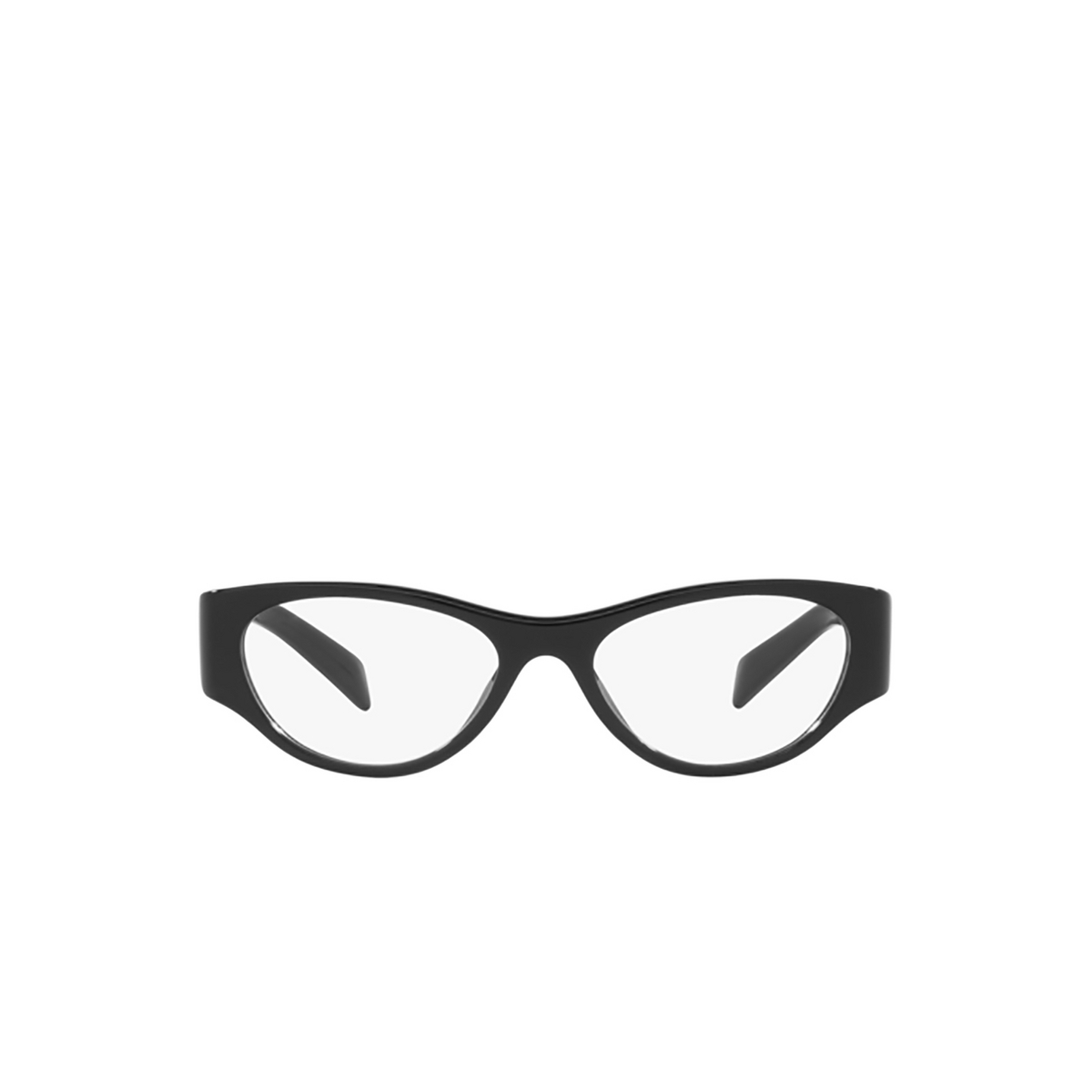 Prada PR 06ZV Eyeglasses 1AB1O1 Black - front view