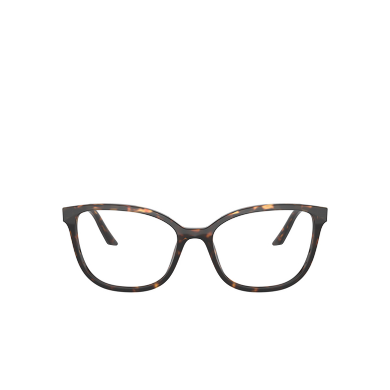 Prada PR 07WV Eyeglasses 06N1O1 dark havana / medium havana - 1/4