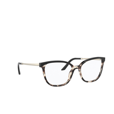 Prada PR 07WV Eyeglasses 3981O1 tortoise talc / black - three-quarters view