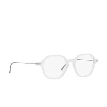 Prada PR 07YV Eyeglasses 17B1O1 opal white - three-quarters view