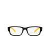 Prada PR 07ZV Eyeglasses 19D1O1 black / yellow marble - product thumbnail 1/4