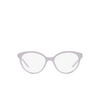Prada PR 08YV Eyeglasses 07Z1O1 wisteria - product thumbnail 1/4