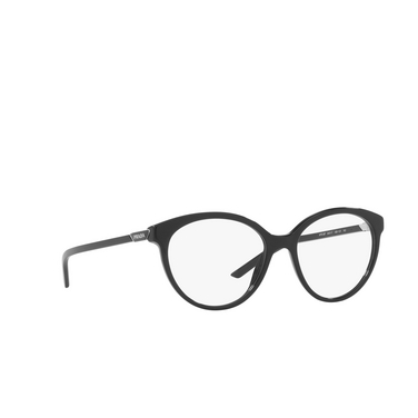 Prada PR 08YV Eyeglasses 1ab1o1 black - three-quarters view