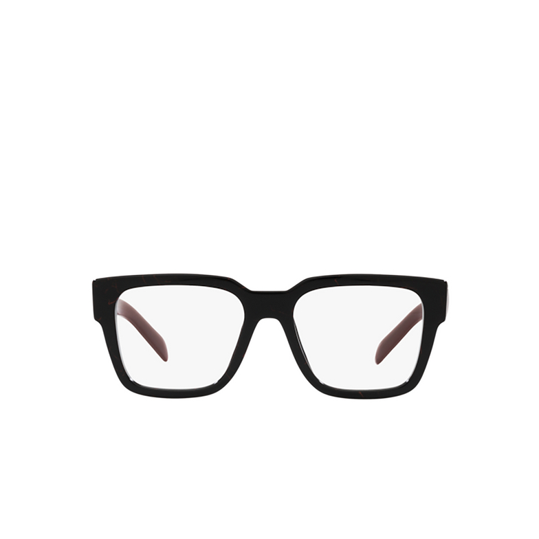 Prada PR 08ZV Eyeglasses 11F1O1 etruscan black marble - 1/4