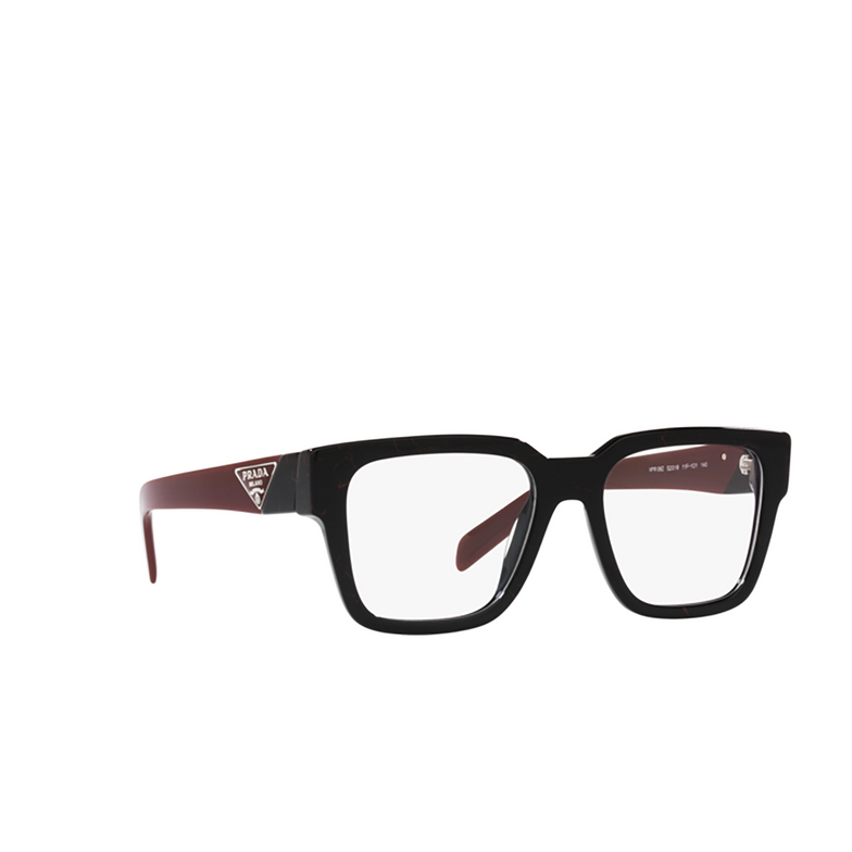 Prada PR 08ZV Eyeglasses 11F1O1 etruscan black marble - 2/4