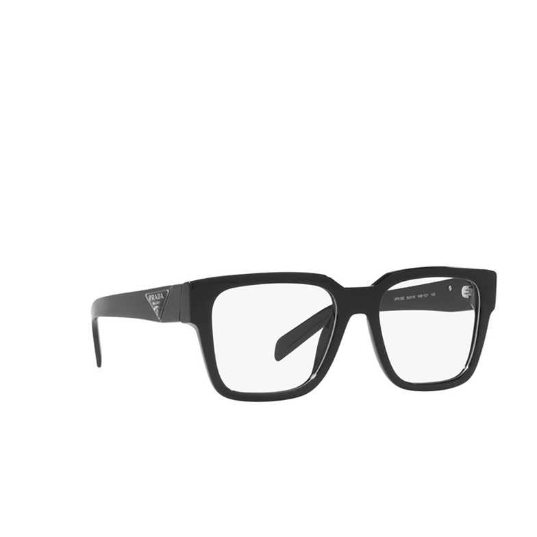 Prada PR 08ZV Eyeglasses 1AB1O1 black - 2/4