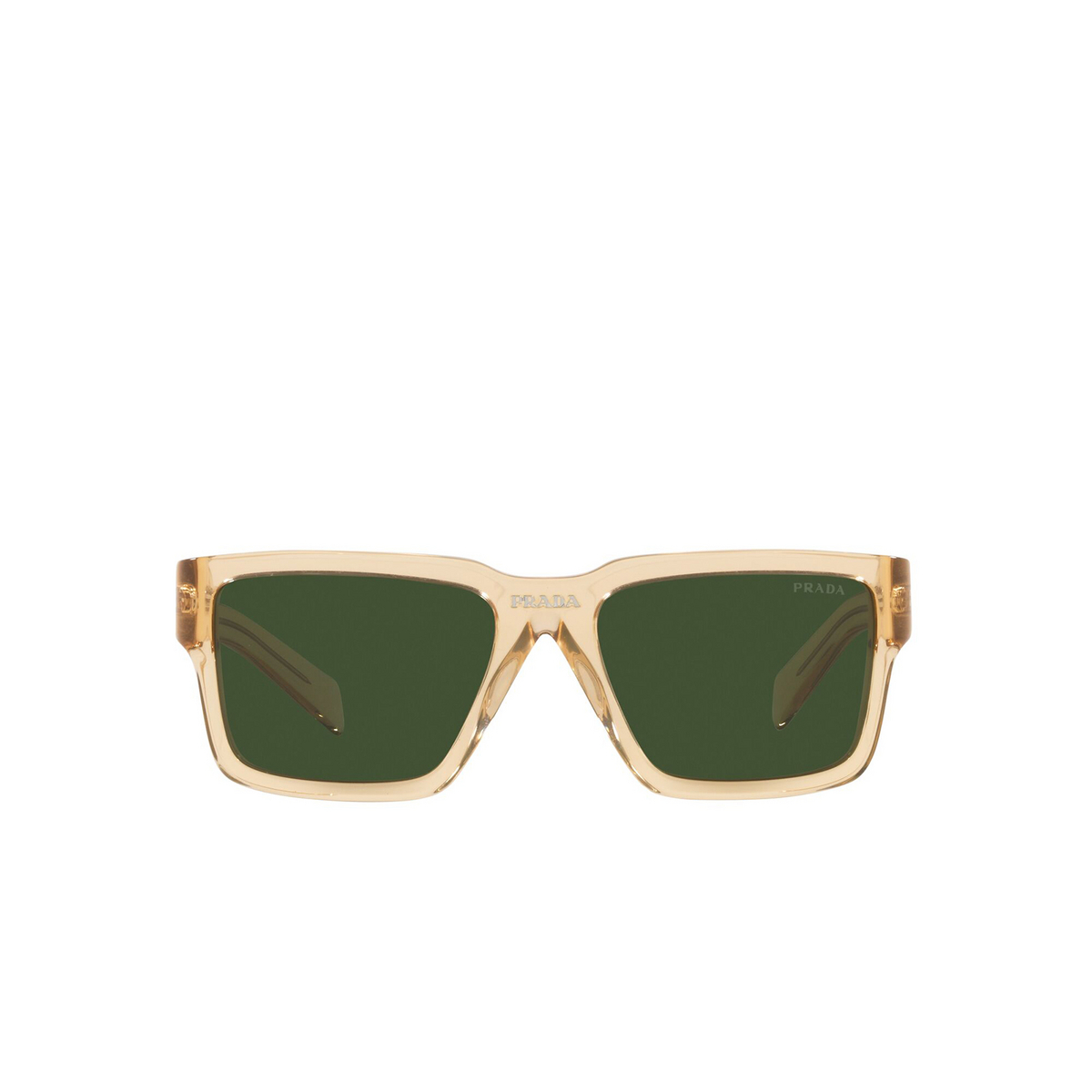 Prada® Square Sunglasses: PR 09YS color Amber Crystal 01N1I0 - front view.