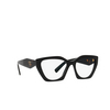 Prada PR 09YV Eyeglasses 1AB1O1 black - product thumbnail 2/4