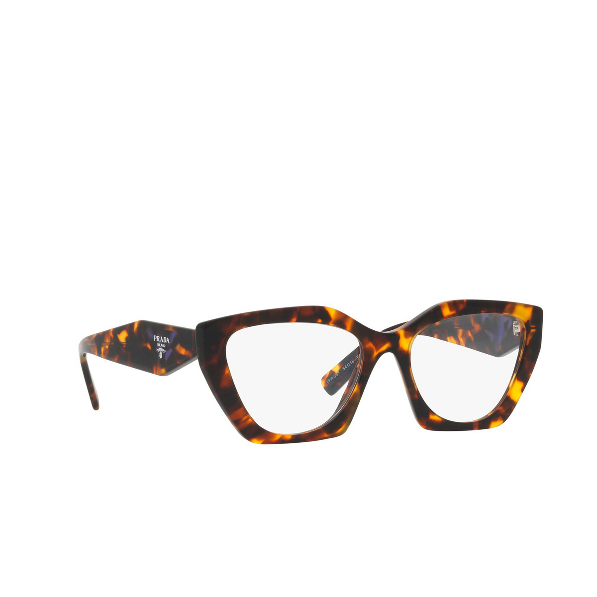 Prada® Irregular Eyeglasses: PR 09YV color VAU1O1 Honey Tortoise - product thumbnail 2/3