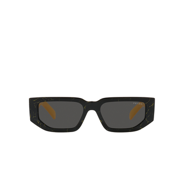 Prada PR 09ZS Sunglasses 19D5S0 black yellow marble - front view