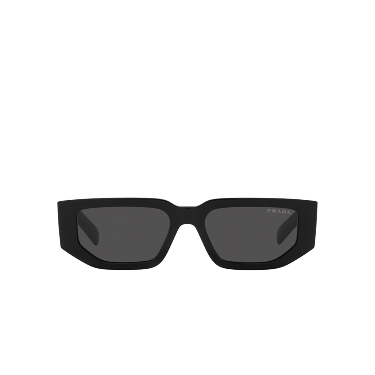 Prada PR 09ZS Sunglasses 1AB5S0 Black - front view
