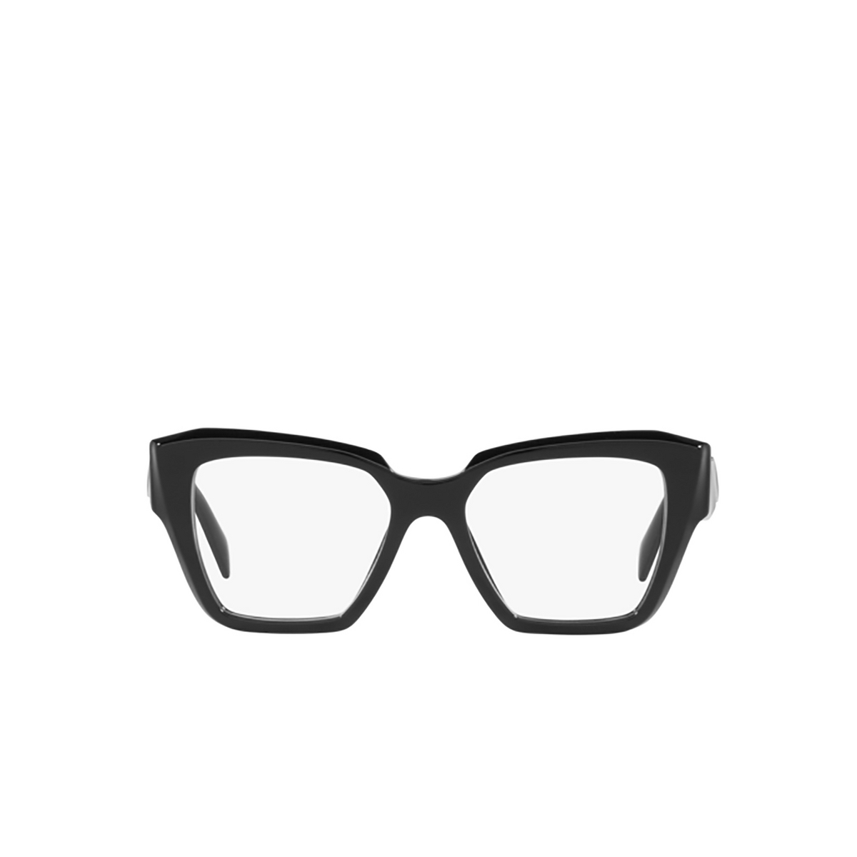 Prada PR 09ZV Eyeglasses 1AB1O1 Black - front view