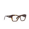 Prada PR 09ZV Eyeglasses 2AU1O1 tortoise - product thumbnail 2/4