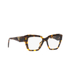 Prada PR 09ZV Eyeglasses VAU1O1 honey tortoise - product thumbnail 2/4