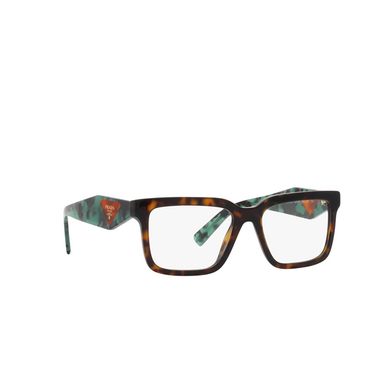 Gafas graduadas Prada PR 10YV 2AU1O1 tortoise - Vista tres cuartos