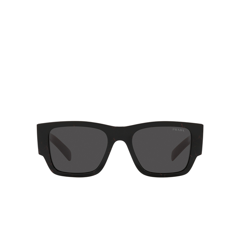Prada PR 10ZS Sunglasses 11F5S0 black etruscan marble - 1/4