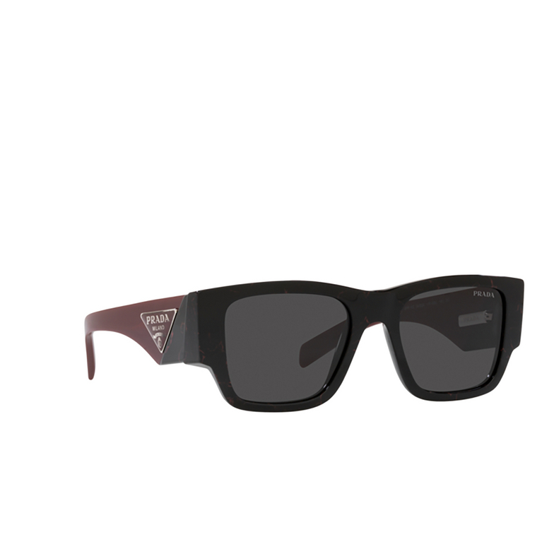 Prada PR 10ZS Sunglasses 11F5S0 black etruscan marble - 2/4