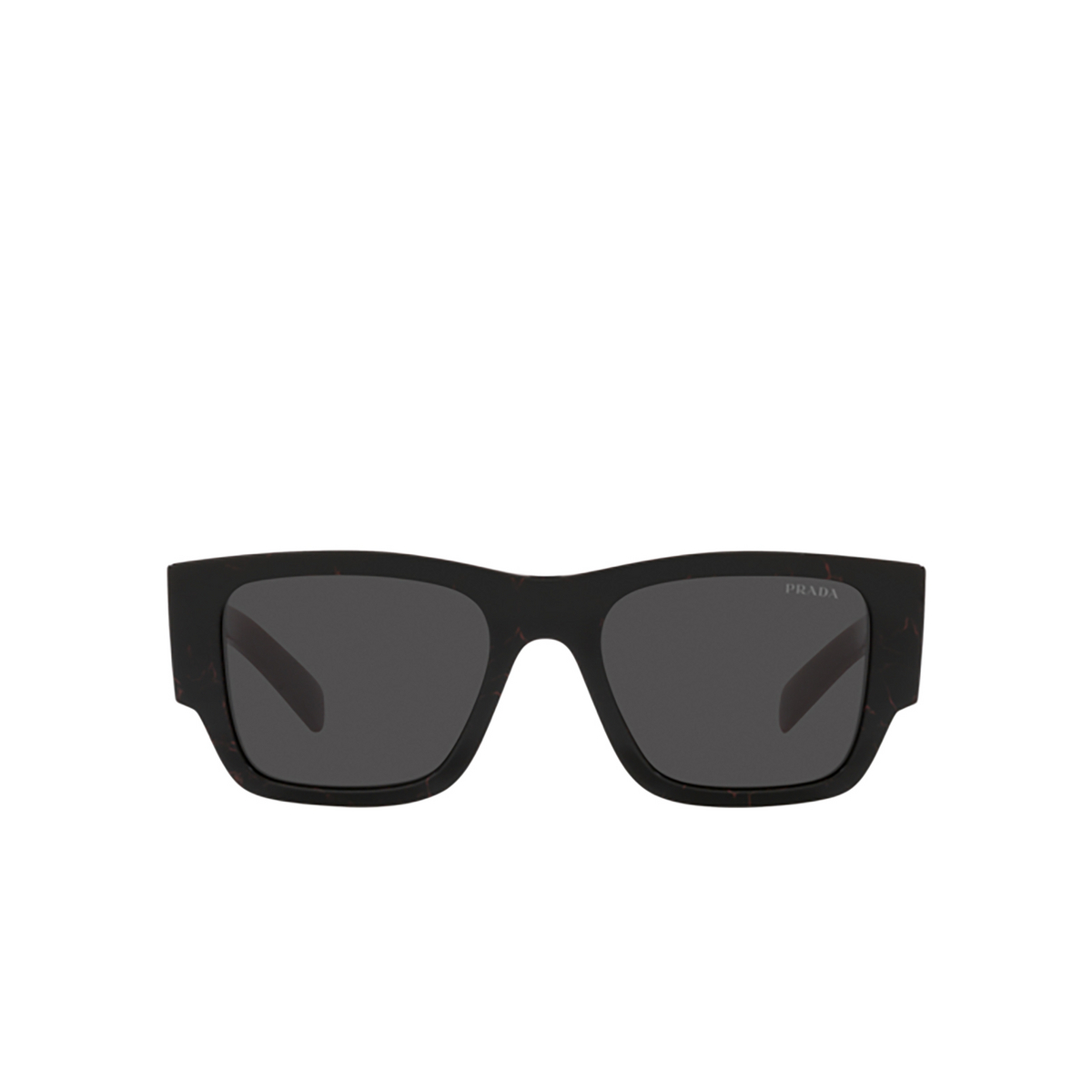 Prada PR 10ZS Sunglasses 11F5S0 Black Etruscan Marble - front view