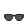 Prada PR 10ZS Sunglasses 19D5S0 black / yellow marble - product thumbnail 1/4