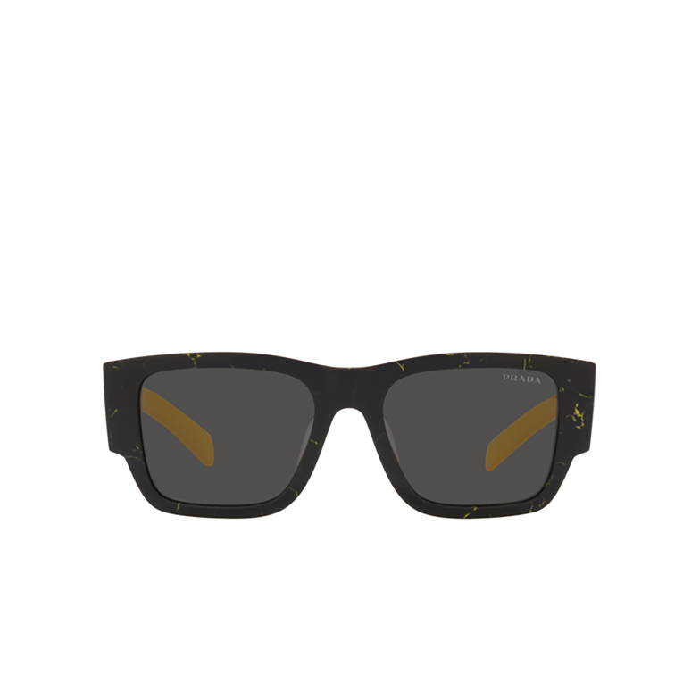 Prada PR 10ZS Sunglasses 19D5S0 black / yellow marble - 1/4