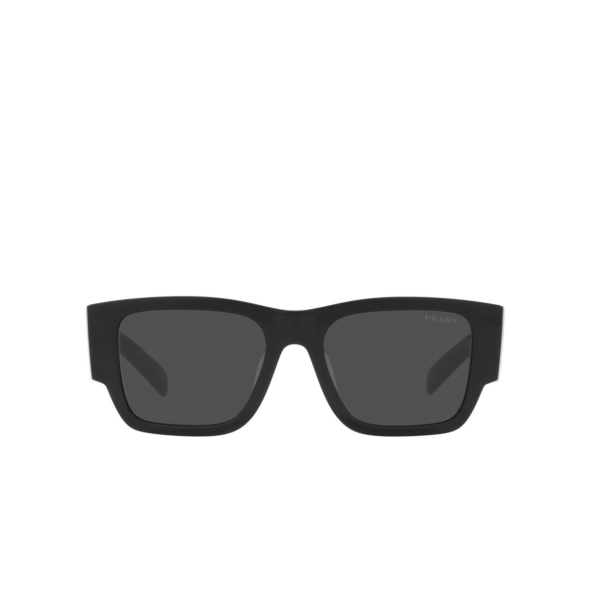 Prada PR 10ZS Sunglasses 1AB5S0 Black - front view