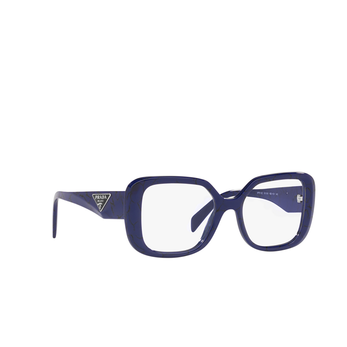 Prada PR 10ZV Eyeglasses 18D1O1 Baltic Marble - three-quarters view