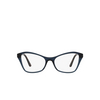 Prada PR 11XV Eyeglasses 08Q1O1 crystal blue - product thumbnail 1/4