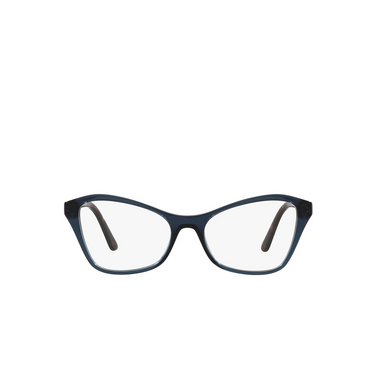 Prada PR 11XV Eyeglasses 08Q1O1 crystal blue - front view