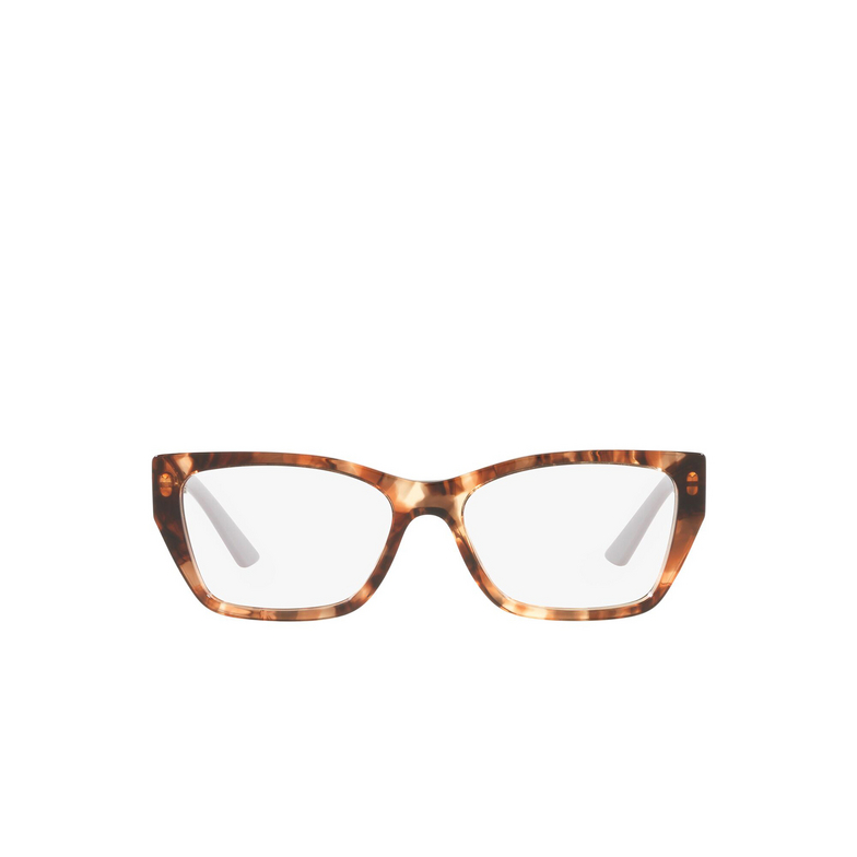 Prada PR 11YV Eyeglasses 07R1O1 caramel tortoise - 1/4