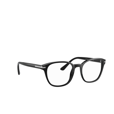 Prada PR 12WV Eyeglasses 1AB1O1 black - three-quarters view