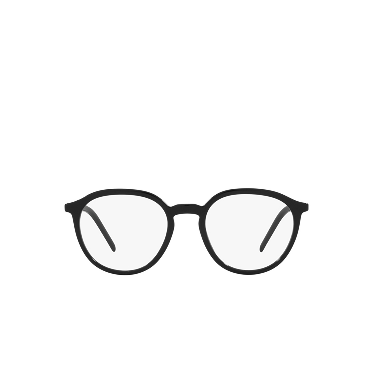 Prada PR 12YV Eyeglasses 1AB1O1 Black - front view