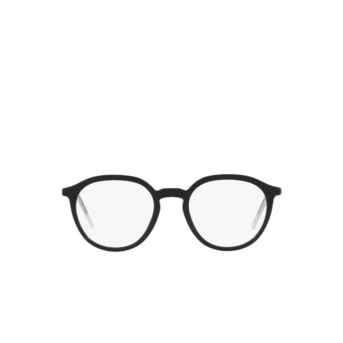Prada PR 12YV Eyeglasses 1BO1O1 Matte Black - front view