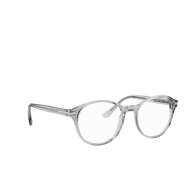 Prada PR 13WV Korrektionsbrillen U431O1 grey crystal - Dreiviertelansicht